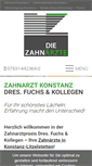 Mobile Screenshot of die-zahnaerzte.de